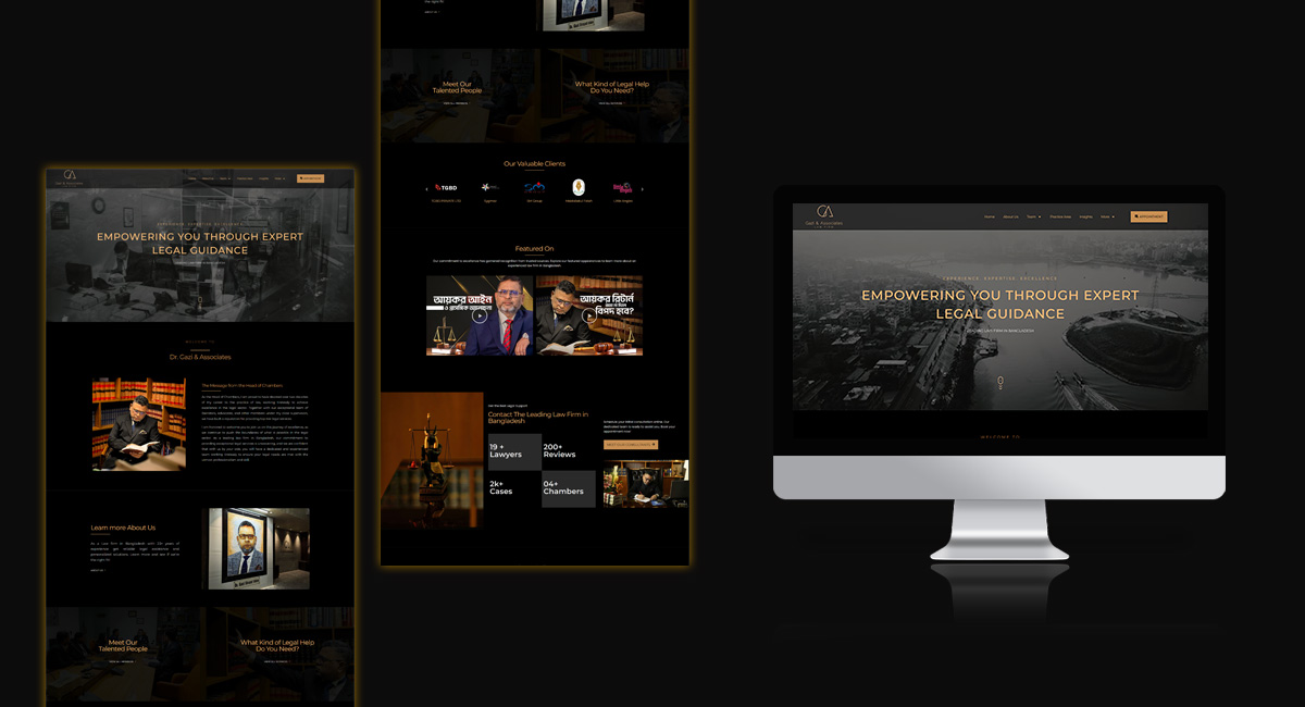 Web Design & Development Dr Gazi and associates