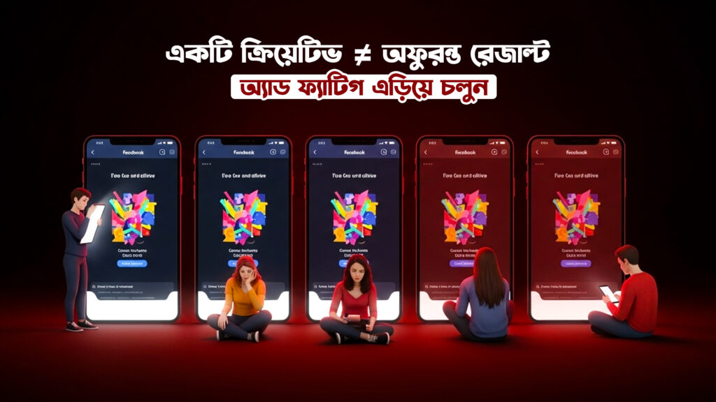 ফেসবুক অ্যাডে বাজেট বাড়াতে গেলেই সেল কমে যায়? জেনে নিন Meta Ad Scaling স্ট্র্যাটেজি 1 Ad Fatigue